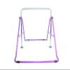5 Star TD Gymnastics Bar Horizontal Kip Bar w 2x6 Tri Fold Mat Junior Training Adjustable Height Jungle Gym Children Training Monkey Bars Climbing Tower Playground Balance Bar Gymnasts (Purple) view 4