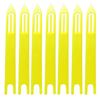 Yellow PP Fishing Net Repair Shuttles Tool Set, 30 Pcs