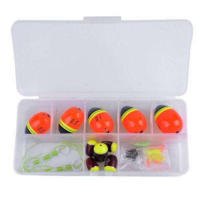 Wakauto 1set Fishing Lures Kit Multifunctional Fishing Accessory Freshwater Seawater Portable Assorted Compartments