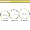 Auoxer Fitness Exercise Weighted Hoops, Lose Weight Fast by Fun Way to Workout, Fat Burning Healthy Model Sports Life, Detachable and Size Adjustable Design view 2
