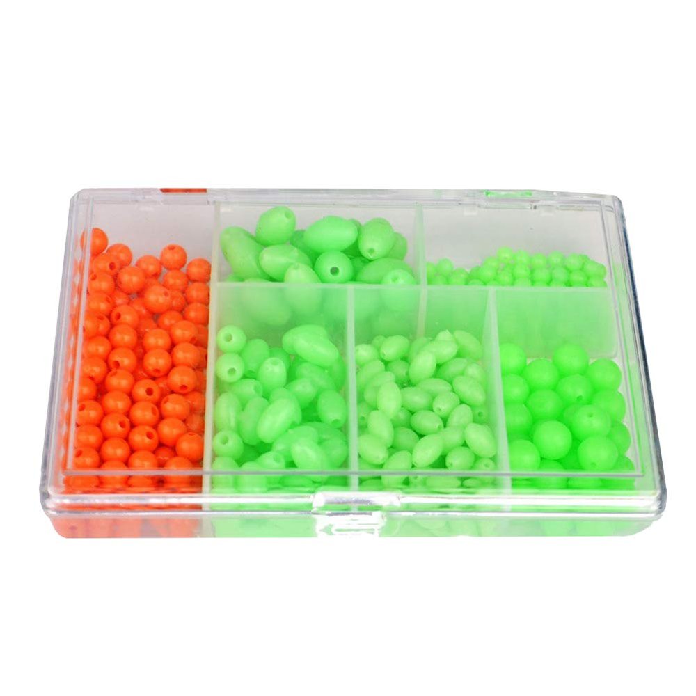Wakauto Fishing Beads Multi Glow Beads for Fishing Accessories and Lightweight Supplies