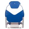 Leader Accessories A Pair of Elite Low/High Back Folding Fishing Boat Seat (2 Seats) (White/Grey/Blue) view 4