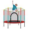 TOYMATE Kids Trampoline with Safety Enclosure Net - 5FT Trampoline for Toddlers Indoor and Outdoor - Parent-Child Interactive Game Fitness Trampoline Toy Gift for Boys and Girls Age 1-8 view 1