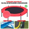 TOYMATE Kids Trampoline with Safety Enclosure Net - 5FT Trampoline for Toddlers Indoor and Outdoor - Parent-Child Interactive Game Fitness Trampoline Toy Gift for Boys and Girls Age 1-8 view 3