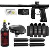 Maddog Empire Mini GS Advanced Paintball Gun Starter Package - Dust Black 2-pc Barrel view 1