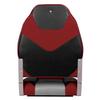 Leader Accessories A Pair of Elite Low/High Back Folding Fishing Boat Seat (2 Seats) (Red/Charcoal/Black) view 4