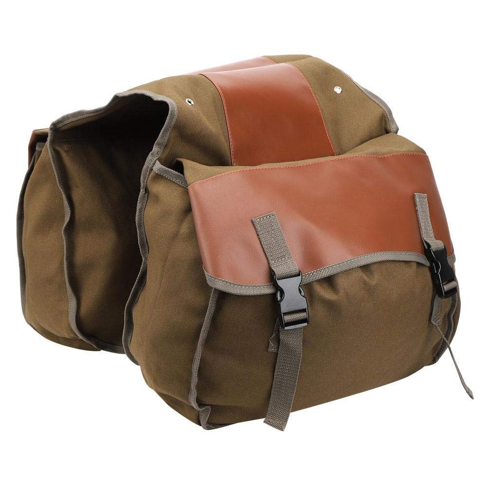 Large Capacity Rear Seat Bag Tail Seat Bag Carrier Trunk Bag Cycling Accessory (Khaki Size) Sports Bag Supplies