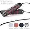 RICHU Skipping Rope,9Feet Tangle-Free with Ball Bearing Cable Speed Rope Adjustable Jump Rope for Exercise Fitness Endurance Training and Fitness Gym (Weight Skip Rope red) view 3
