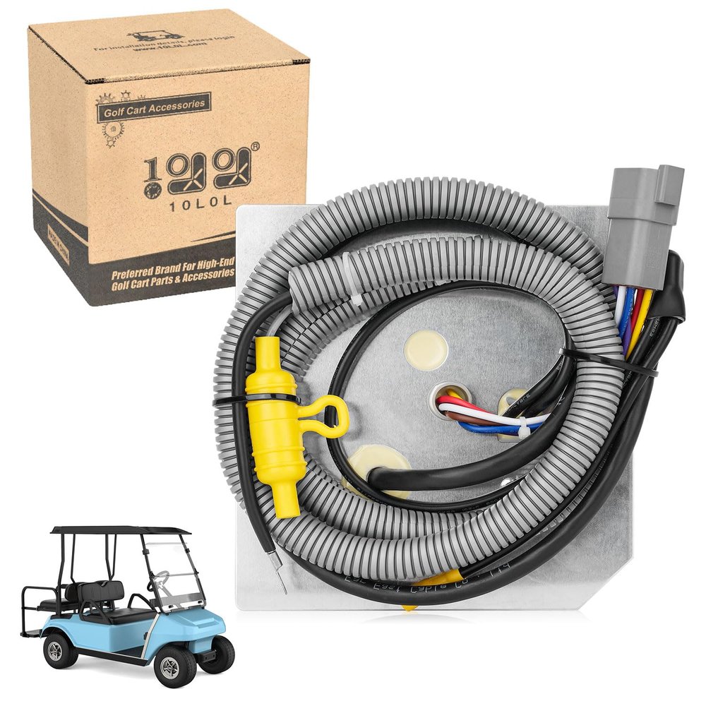 10L0L Golf Cart On Board Computer OBC for Club Car DS Electric 48v Regen II, IQ 101909902 AM1229201 102852001 103359401 103403101 with Square 6-pin Plug