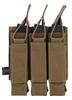 KRYDEX Open Top Triple MP7 MP5 MP9 Magazine Pouches with Molle (Coyote Brown) view 2