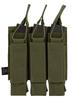 KRYDEX Open Top Triple MP7 MP5 MP9 Magazine Pouches Molle (Ranger Green) view 2