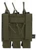 KRYDEX Open Top Triple MP7 MP5 MP9 Magazine Pouches Molle (Ranger Green) view 3
