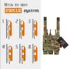 KRYDEX Open Top Triple MP7 MP5 MP9 Magazine Pouches Molle (MC) view 3