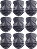 Geyoga 9 Pack Neck Gaiter Bandana Face Mask Summer UV Protection Cooling Breathable Face Mask Neck Scarf Balaclava for Men Women (Dark Grey) view 1
