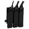 KRYDEX Open Top Triple MP7 MP5 MP9 Magazine Pouches Molle (Black) view 1