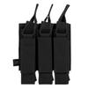 KRYDEX Open Top Triple MP7 MP5 MP9 Magazine Pouches Molle (Black) view 2
