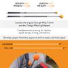Orange Whip Distance Duo - Lightspeed 45" + Golf Swing Trainer 47" (Full Size) view 4