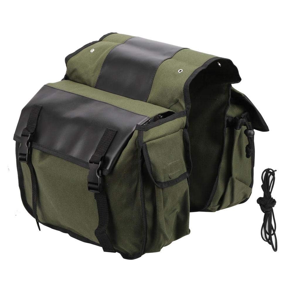 Kee nso Bag Rear Seat, Rear Seat Bag Pack Mountain Trunk Luggage Storage Organizer Cycling Accessory(Military Green)