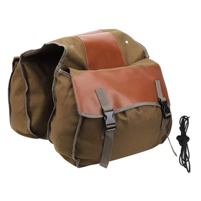 Kee nso Bag Rear Seat, Rear Seat Bag Pack Mountain Trunk Luggage Storage Organizer Cycling Accessory(Khaki)