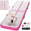 FBSPORT 10ft Inflatable Air Gymnastics Mat Training Mats 4/8 inches Thickness Gymnastics Tracks for Home Use/Training/Cheerleading/Yoga/Water with Pump view 1