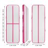 FBSPORT 10ft Inflatable Air Gymnastics Mat Training Mats 4/8 inches Thickness Gymnastics Tracks for Home Use/Training/Cheerleading/Yoga/Water with Pump view 2