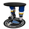 Team Tables St. Louis Hockey Table (Black Table Top) with St. Louis Puck Mat view 1