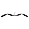 yuhqc Lat Cable Machine Attachment Curl Pulldown Barbell Revolving Bar, Multi-Exerciser Cable Attachment, Solid Steel Tricep Press Down Bar with Rubber Handgrips & Revolving Hanger(29 Inch) view 1