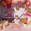 Viworld Baby Girl 1st Birthday Cake Smash Toddler Girl Miss Onederful Romper Tutu Skirt with Headband Clothes Set view 2