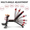 Adjustable Weight Bench Utility Workout Bench for Home Gym,Foldable Incline Decline Benches for Full Body Workout,Maximum Weight 600 Lbs view 2