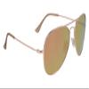 Columbia Norwester Aviator Polarized Sunglasses, Rose Gold/Rose Gold Polarized, 59 mm view 3
