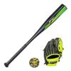 Ortiz34 Homerun Kids Tee Ball Set- David Ortiz 3-in-1 Aluminum Baseball Bat, Baseball, & Youth Baseball Glove Bundle (Made for Youth/Kids) (Volt) view 1