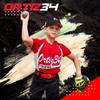 Ortiz34 Homerun Kids Tee Ball Set- David Ortiz 3-in-1 Aluminum Baseball Bat, Baseball, & Youth Baseball Glove Bundle (Made for Youth/Kids) (Volt) view 2