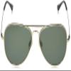 Columbia Norwester Aviator Polarized Sunglasses, Gold/Green Polarized, 59 mm view 2