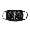 Skelli Bat White Face Mask Kreepsville 666 Horror Fashion Cover view 1