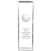 8" Impact Golf Ball Crystal Award, Custom Engraved Golf Ball Trophy, Engraving Included, Prime view 1