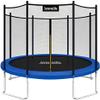 SereneLife 12FT Trampoline Outdoor  Heavy-Duty Backyard Trampoline for Kids and Adults with Wide Jumping Surface, Stable L-Shaped Legs, Safety Net, ASTM Approved, Supports 264 lbs., 144 x 106 IN view 1