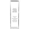 8" Impact Thank You with Band Aid Crystal Award, Custom Engraved Thank You with Band Aid Trophy, Engraving Included, Prime view 1