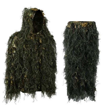 Ghillie Suits Kids 3D Leafy Hybrid, Halloween, A Built on a Leafy Suit. Light Weight