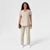 WonderWink W123 Womens Drawstring Scrub Pant  Khaki, 1X Tall view 3