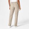 WonderWink W123 Womens Drawstring Scrub Pant  Khaki, 1X Tall view 4