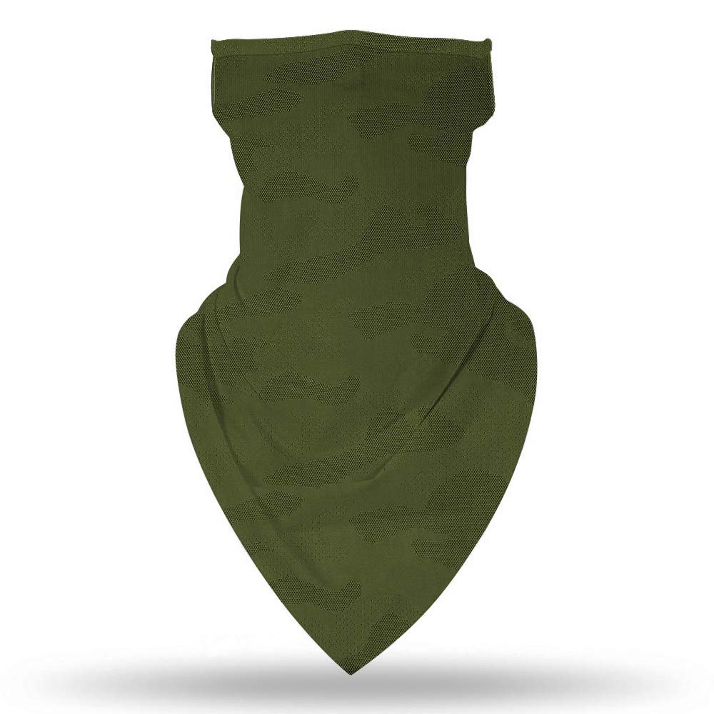 Angelife Bandana Balaclava with Ear Hangers Cooling Neck Gaiter Scarf for Man Women Face Mask