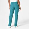 WonderWink W123 Womens Drawstring Scrub Pant  Teal Blue, X-Large view 4