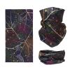 SMEHCF Novelty Seamless Bandana Balaclava Face Cover Mask Shield Neck Gaiter Reusable Breathable Dustproof Windproof Unisex Bohemia Leaf Pattern view 1