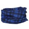 SMEHCF Novelty Seamless Bandana Balaclava Face Cover Mask Shield Neck Gaiter Reusable Breathable Dustproof Windproof Unisex Blue Grid view 2