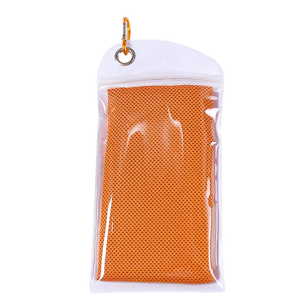 Wakauto Cooling Towel for Sports and Fitness Instant for Running Yoga Gym and Camping Super Absorbent and Quick Drying Lightweight and Breathable Orange
