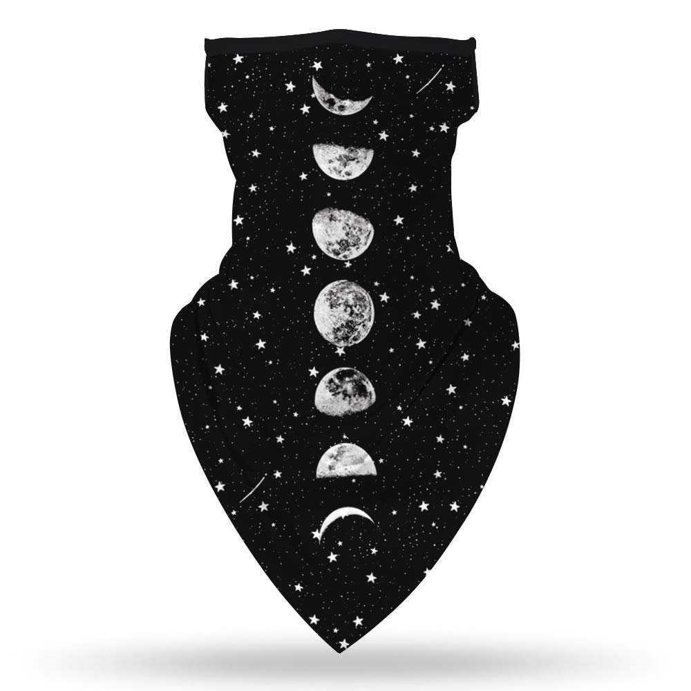 Angelife Face Mask for Man Women Bandana Balaclava with Ear Hangers Cooling Neck Gaiter Scarf