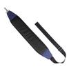 BIG TEETH Golf Bag Strap Single Padded Shoulder Strap Adjustable Thick Pad Straps Universal Replacement Quick Release (Black and blue with 1 clip) view 1