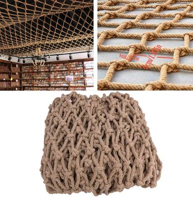 JHKJ Decorative Net,Home Protection Net Children's Safe Net Indoor Ceiling Wall Decoration Net,Outdoor Child Climbing Woven Rope,5x6m16.4 * 19.7 ft