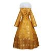 Fortunehouse stand collar Queen Elizabeth Cosplay Costume medieval gold ball gown dress (XXL) view 4