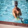Aqualogix Low Resistance Hybrid Aquatic Training Fin Set - Green | Aquatic Cuffs | Quick Start Guide | Leg Water Weights | Aqua Aerobics, HIIT & Swim Training | Pair (LRPCFIN) view 3